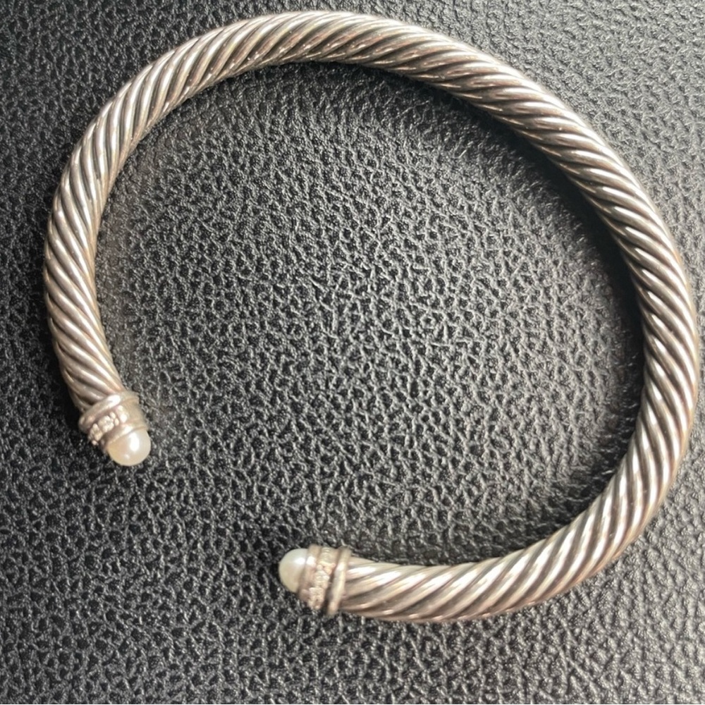 David Yurman Silver Cable Bracelet